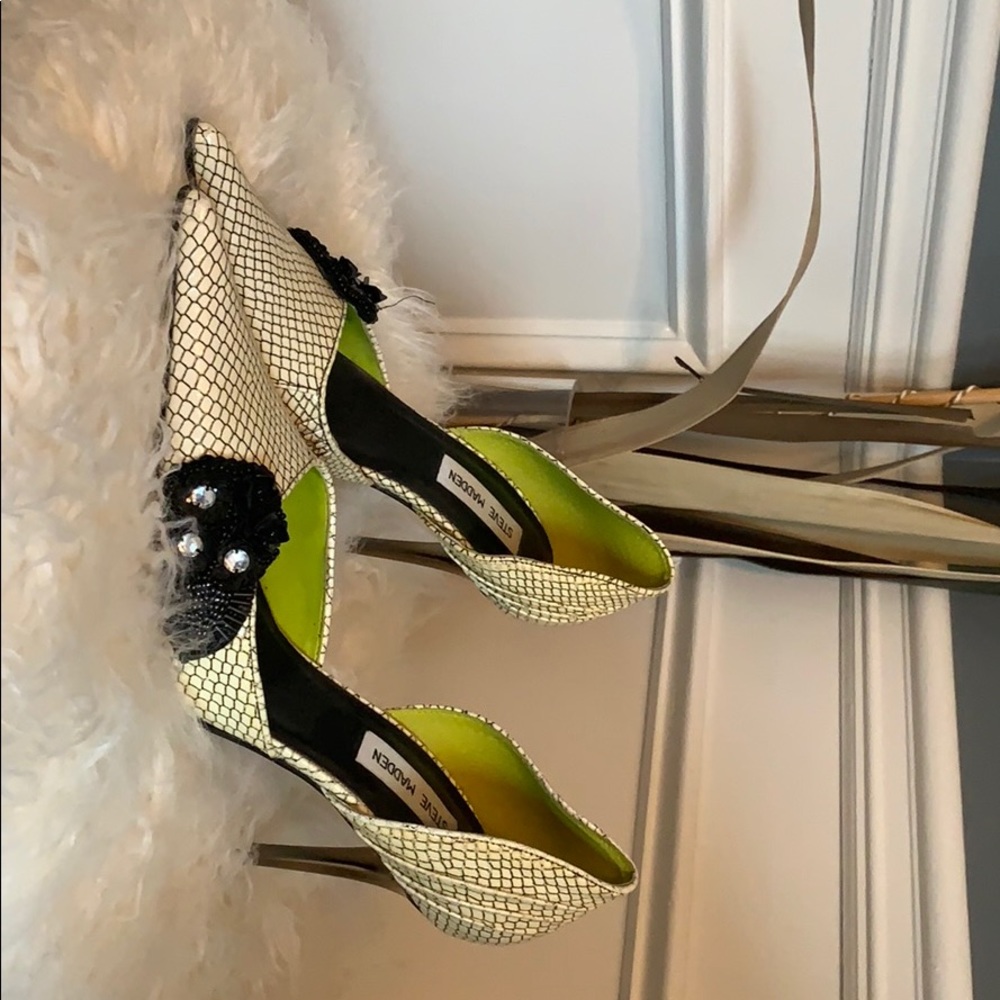 Snakeskin stilettos